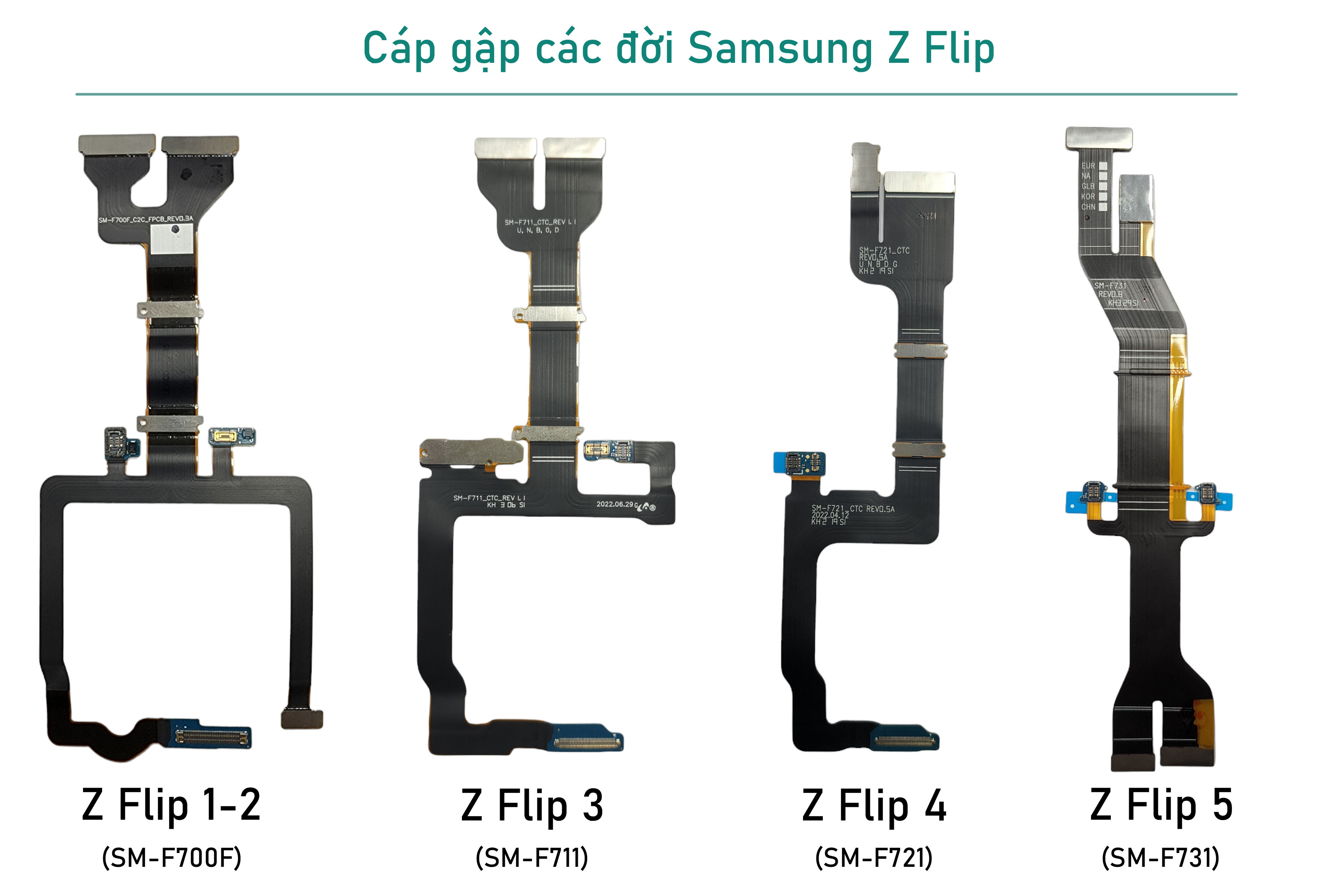 cáp gập samsung z Flip